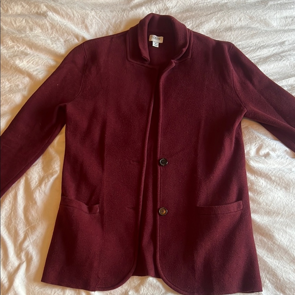 Elegant Burgundy Jacket